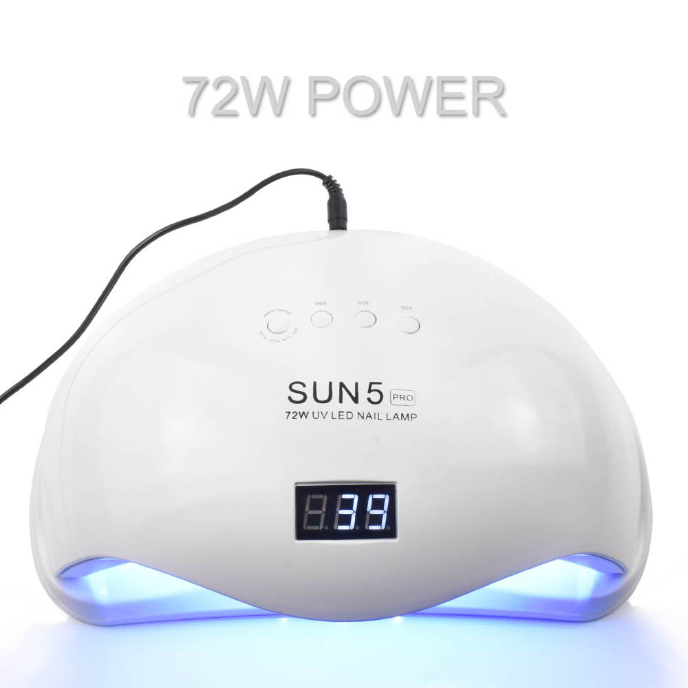 Sun 5 Pro 72W UV Led Nail Lamp