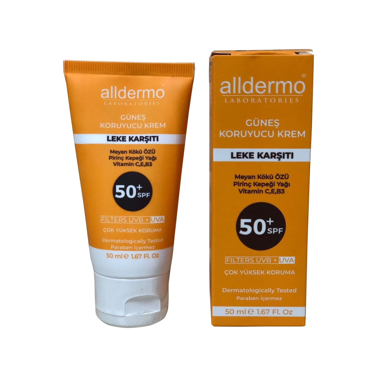 Alldermo Dark Spot Ləkə Karşıtı Günəş Kremi