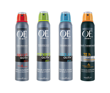 OÉ men  SPRAY DEODORANTS