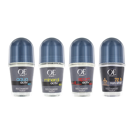 OÉ men ANTIPERSPIRANTS ROLL-ONS