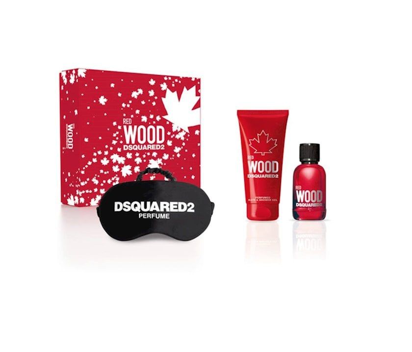 Dsquared2 Red Wood Pour Femme qadınlar üçün ətir dəsti