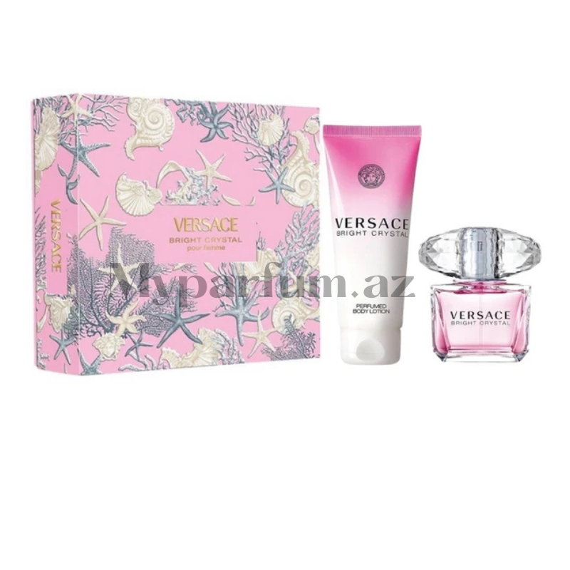 Versace Bright Crystal EDT Xanımlar üçün Hədiyyə Dəsti