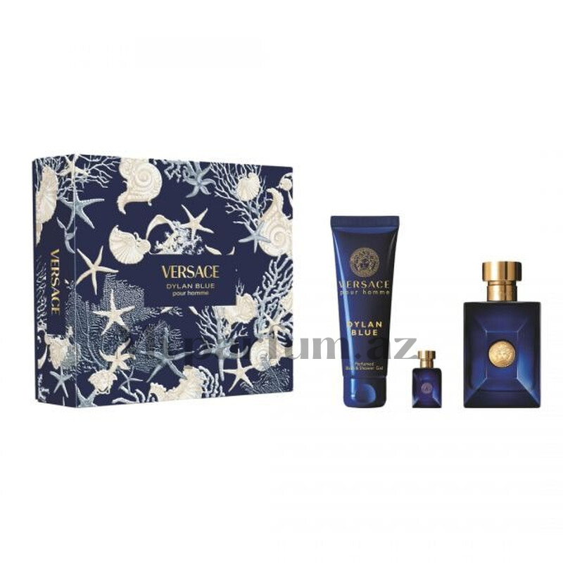 Versace Dylan Blue EDT Kişilər üçün Hədiyyə Dəsti