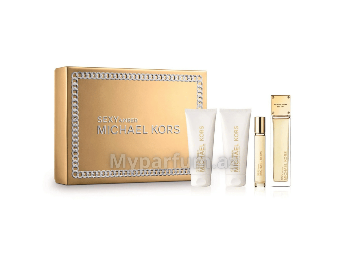 Michael Kors Sexy Amber EDP Hədiyyə dəsti