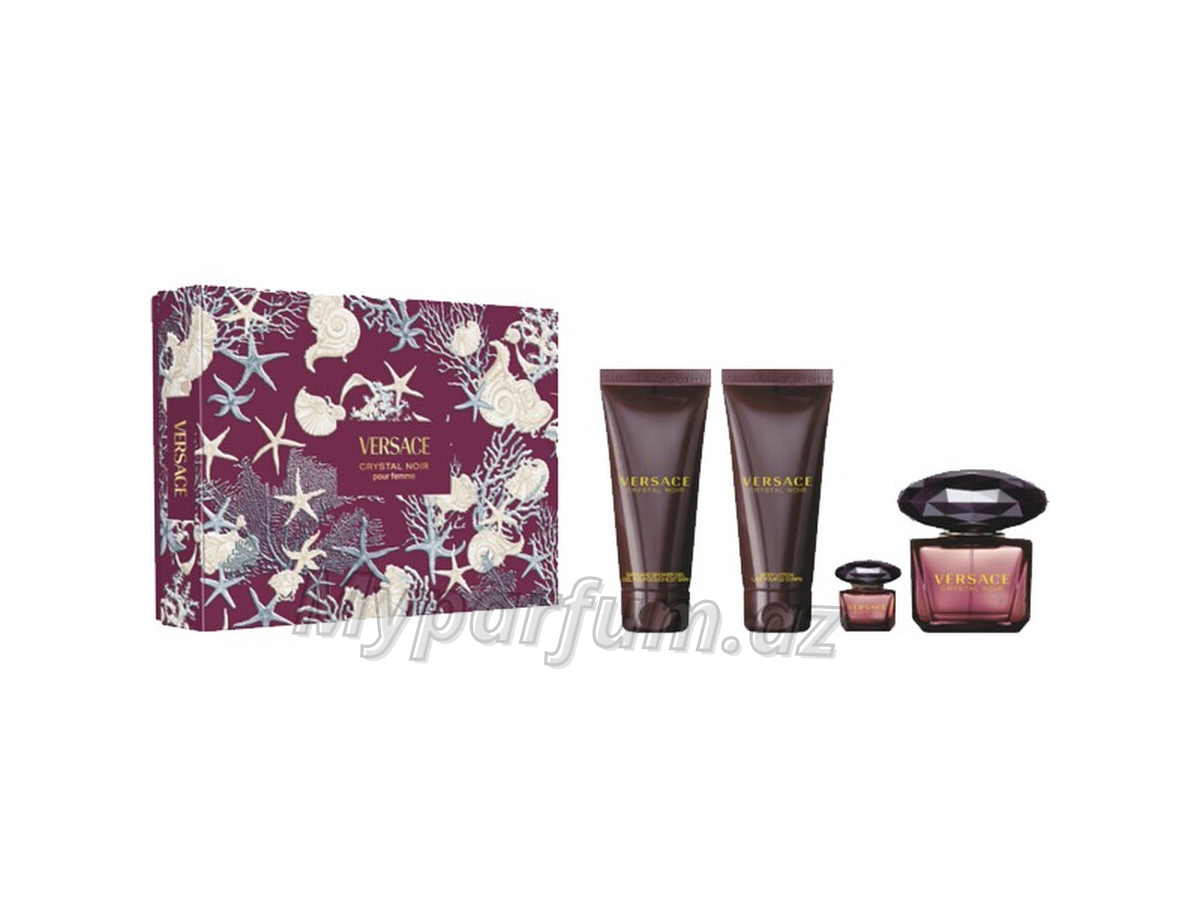 Versace Crystal Noir Eau De Parfum Hədiyyə dəsti