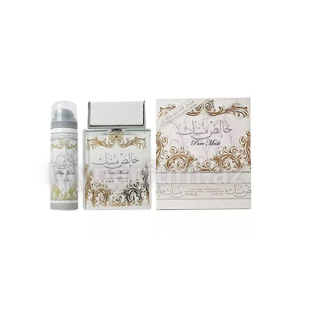 Lattafa Khalis Pure Musk EDP Unisex + Deo Spray