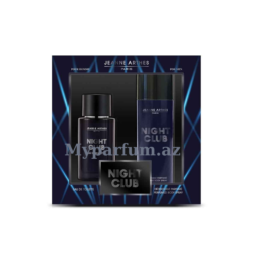 Jeanne Arthes Night Club EDT M Hədiyyə Dəsti