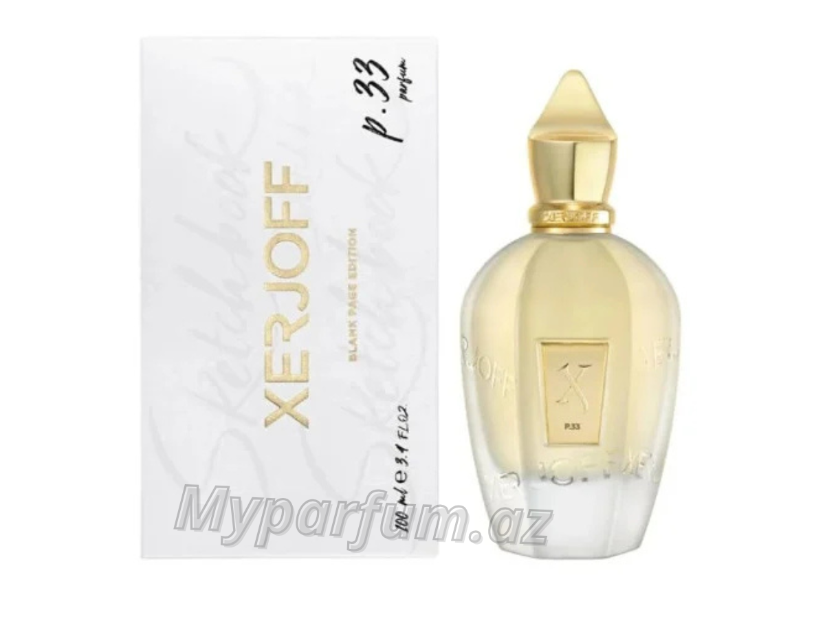 Xerjoff  P.33 Blank Page