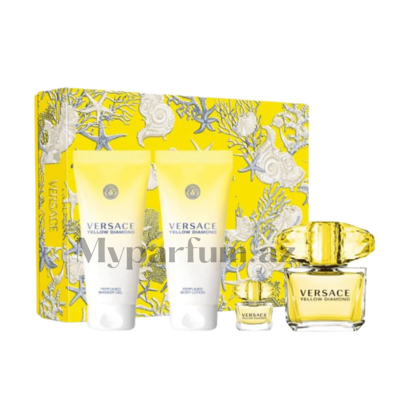 Versace Yellow Diamond Qadınlar üçün Hədiyyə Dəsti