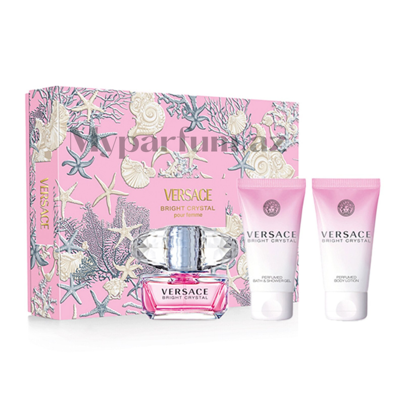 Versace Bright Crystal EDT Xanımlar üçün Hədiyyə Dəsti